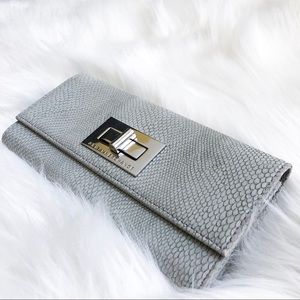 Armani exchange grey snakeskin women’s wallet